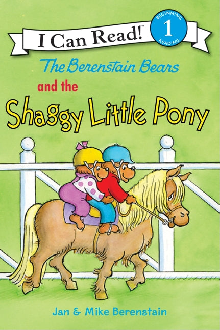 Book cover for Berenstain Bears and the Shaggy Little Pony