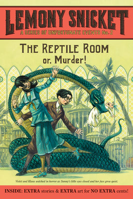 Book cover for A Series of Unfortunate Events #2: The Reptile Room