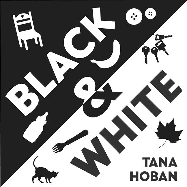Book cover for Black & White Board Book: A High Contrast Book for Newborns