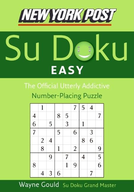 Book cover for New York Post Easy Su Doku: The Official Utterly Addictive Number-Placing Puzzle