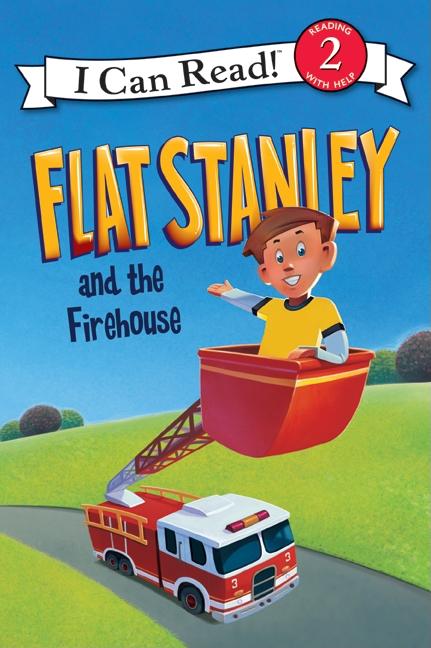 Book cover for Flat Stanley and the Firehouse