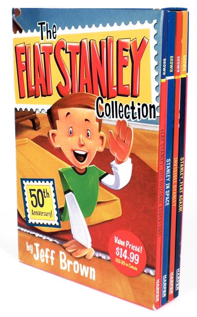 Book cover for The Flat Stanley Collection Box Set: Flat Stanley, Invisible Stanley, Stanley in Space, and Stanley, Flat Again!