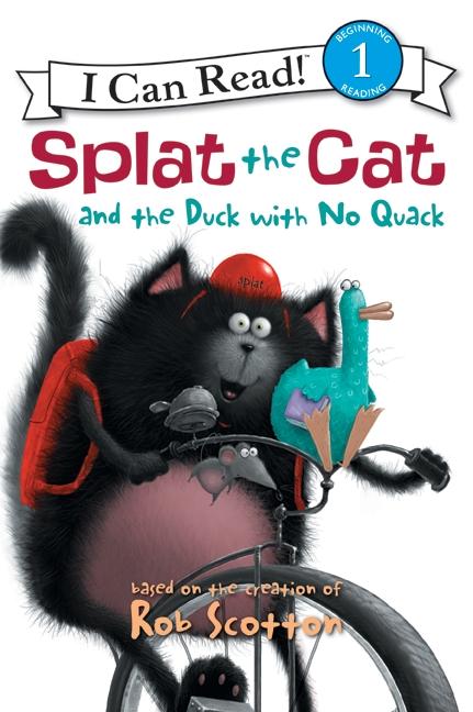 Book cover for Splat the Cat and the Duck with No Quack
