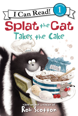 Book cover for Splat the Cat Takes the Cake