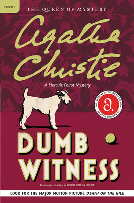 Book cover for Dumb Witness: A Hercule Poirot Mystery: The Official Authorized Edition