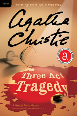 Book cover for Three ACT Tragedy: A Hercule Poirot Mystery: The Official Authorized Edition