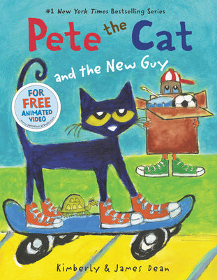 Book cover for Pete the Cat and the New Guy