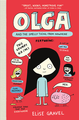 Book cover for Olga and the Smelly Thing from Nowhere