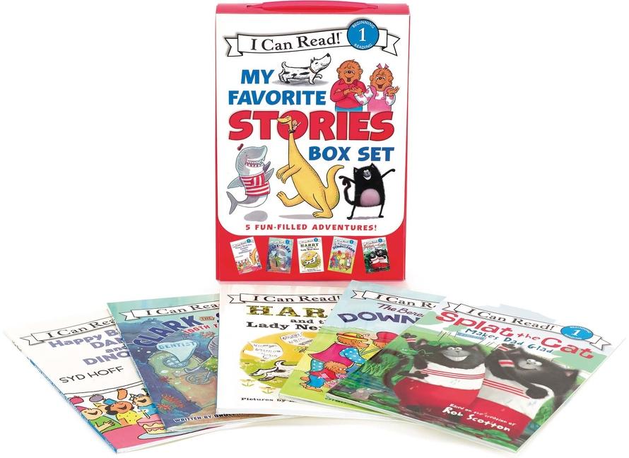 Book cover for I Can Read My Favorite Stories Box Set: Happy Birthday, Danny and the Dinosaur!; Clark the Shark: Tooth Trouble; Harry and the Lady Next Door; The Ber
