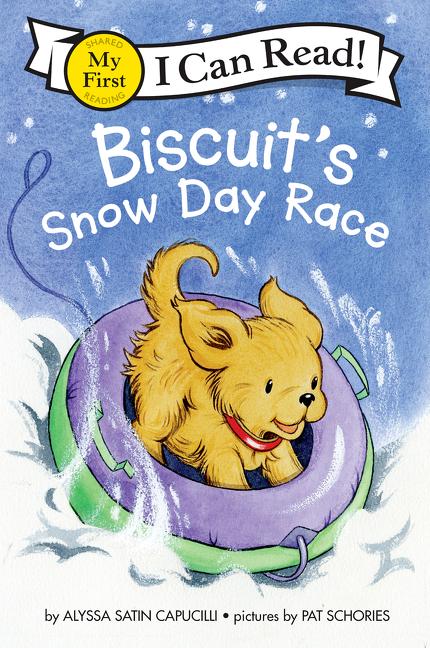 Book cover for Biscuit's Snow Day Race: A Winter and Holiday Book for Kids