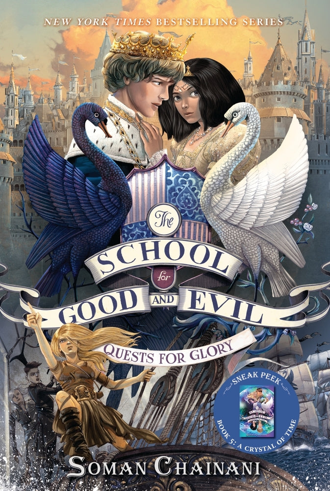 Book cover for The School for Good and Evil #4: Quests for Glory: Now a Netflix Originals Movie