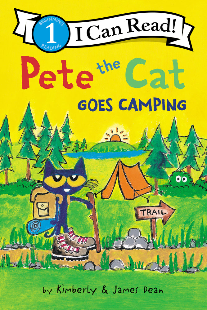 Book cover for Pete the Cat Goes Camping