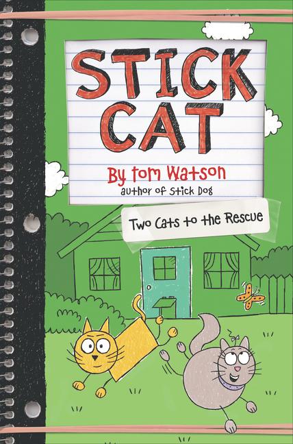 Book cover for Stick Cat: Two Cats to the Rescue