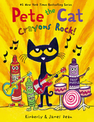 Book cover for Pete the Cat: Crayons Rock!