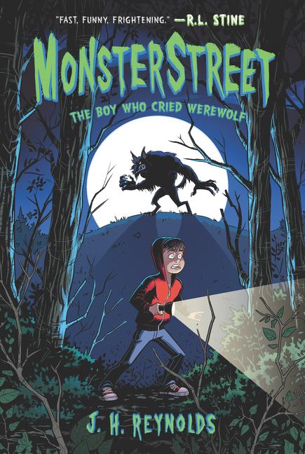 Book cover for Monsterstreet #1: The Boy Who Cried Werewolf