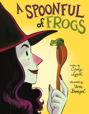 Book cover for A Spoonful of Frogs: A Halloween Book for Kids