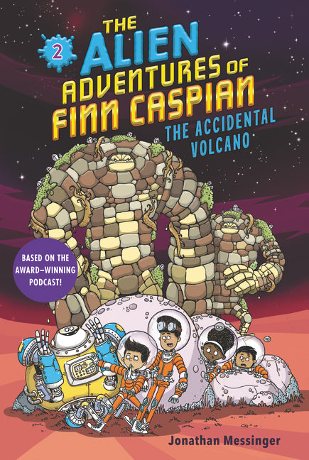 Book cover for Alien Adventures of Finn Caspian #2: The Accidental Volcano