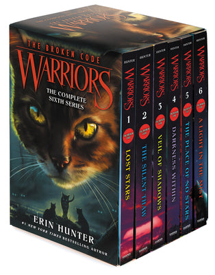 Book cover for Warriors: The Broken Code Box Set: Volumes 1 to 6