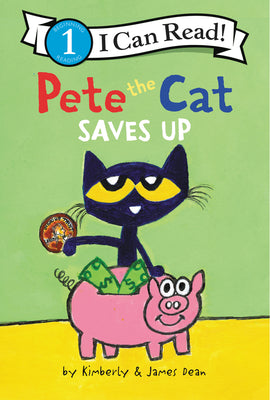 Book cover for Pete the Cat Saves Up