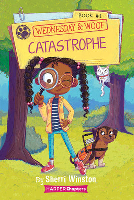 Book cover for Wednesday and Woof #1: Catastrophe
