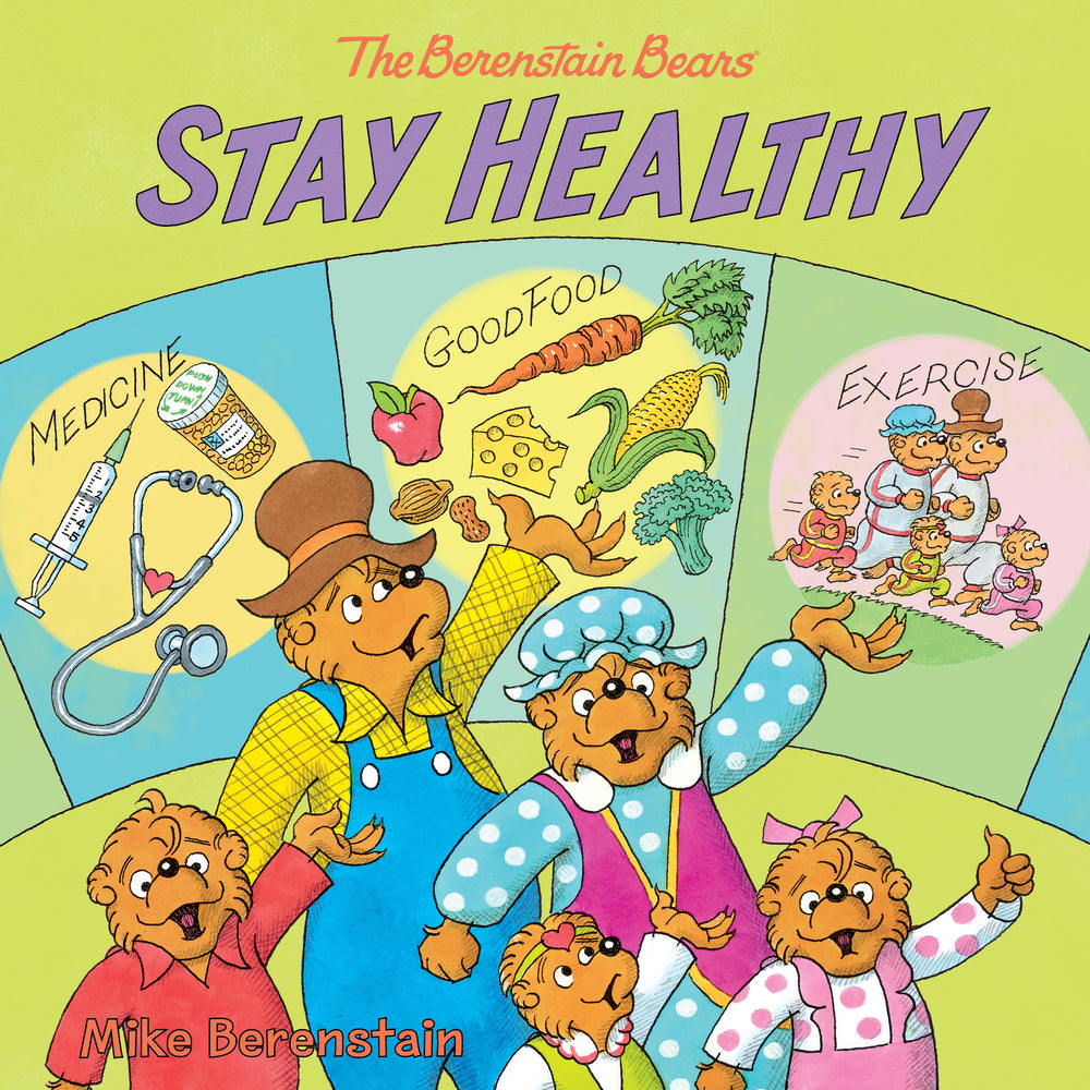 Book cover for The Berenstain Bears Stay Healthy