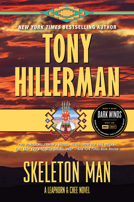 Book cover for Skeleton Man: A Leaphorn and Chee Novel