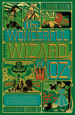 Book cover for The Wonderful Wizard of Oz Interactive (Minalima Edition): (Illustrated with Interactive Elements)