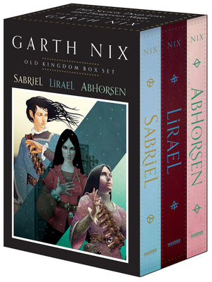 Book cover for The Old Kingdom Three-Book Box Set: Sabriel, Lirael, Abhorsen