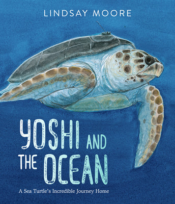 Book cover for Yoshi and the Ocean: A Sea Turtle's Incredible Journey Home