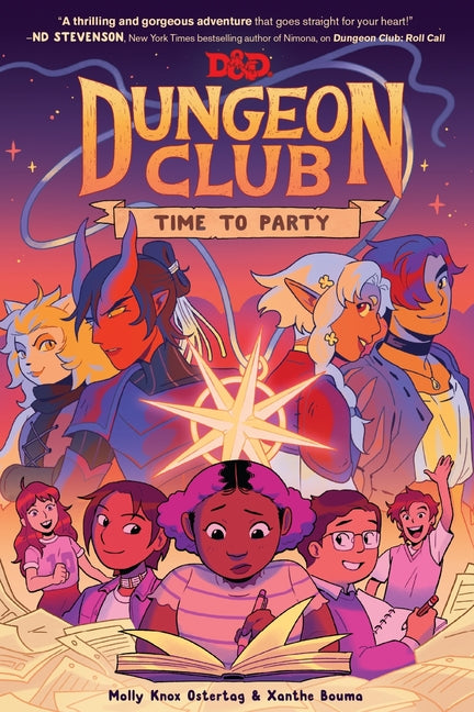 Book cover for Dungeons & Dragons: Dungeon Club: Time to Party: A Graphic Novel