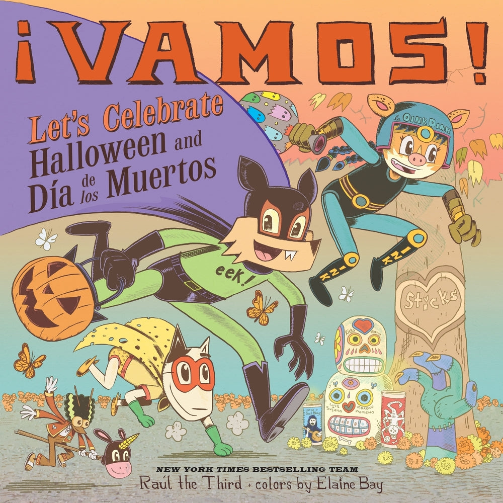 Book cover for ¡Vamos! Let's Celebrate Halloween and Día de Los Muertos: A Halloween and Day of the Dead Celebration