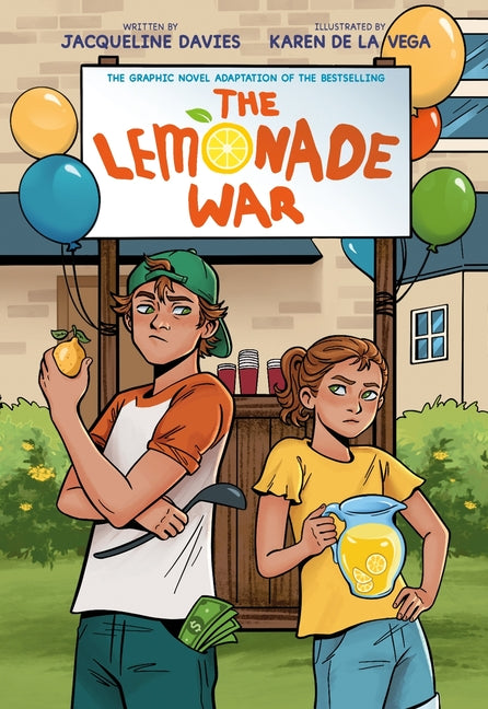 Book cover for Lemonade War Graphic Novel