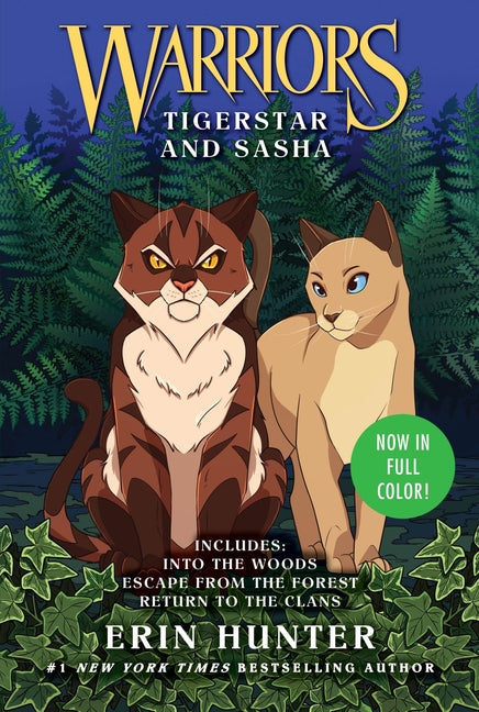 Book cover for Warriors: Tigerstar and Sasha: 3 Full-Color Warriors Books in 1