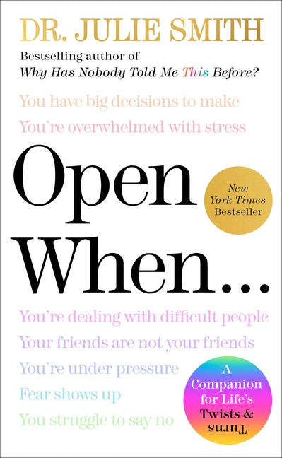 Book cover for Open When: A Companion for Life's Twists & Turns