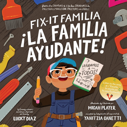 Book cover for Fix-It Familia /¡La Familia Ayudante!: Bilingual English-Spanish