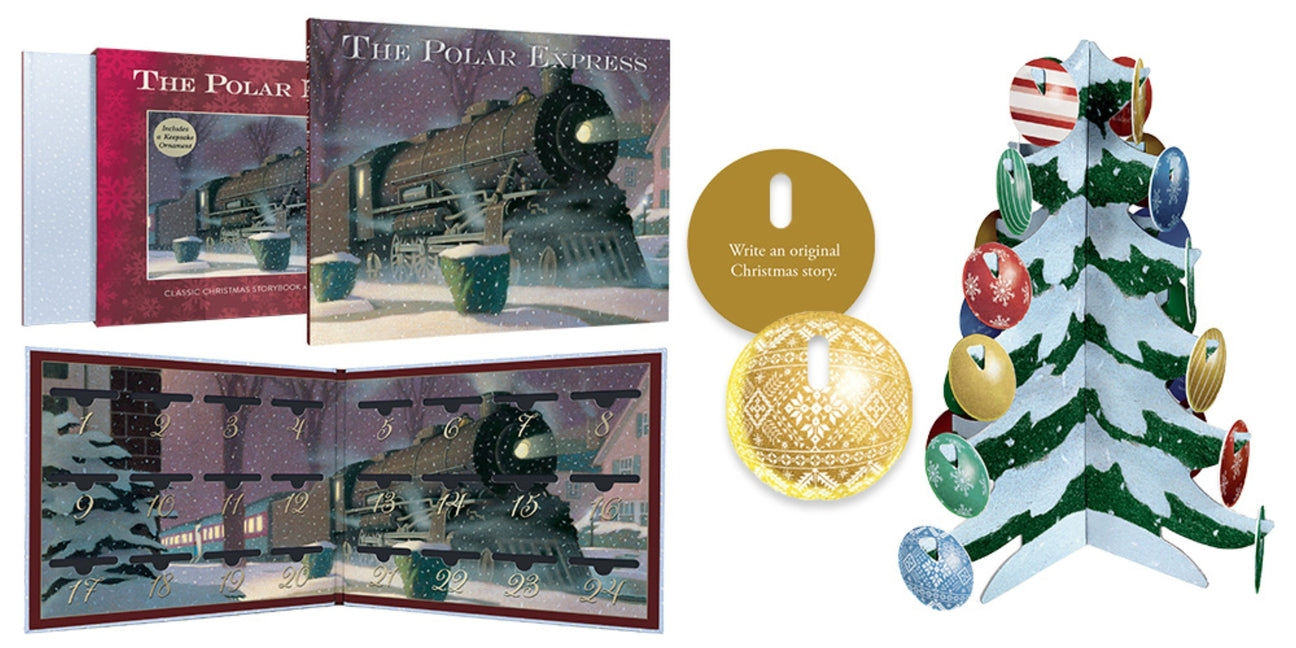 Book cover for Polar Express: Christmas Countdown Deluxe Gift Set [With Decorative Press-Out Ornaments and Christmas Countdown Calendar]