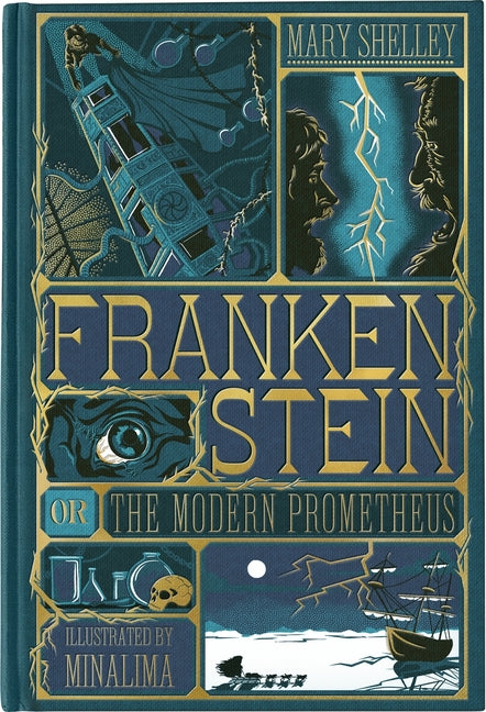 Book cover for Frankenstein (Minalima Edition)