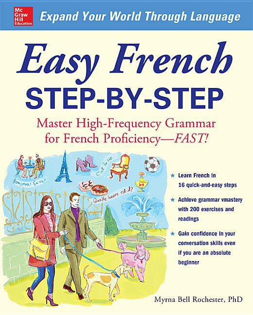 Book cover for Easy French Step-By-Step: Master High-Frequency Grammar for French Proficiency--Fast!