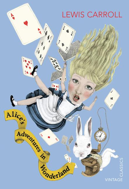 Book cover for Alice's Adventures in Wonderland and Through the Looking Glass