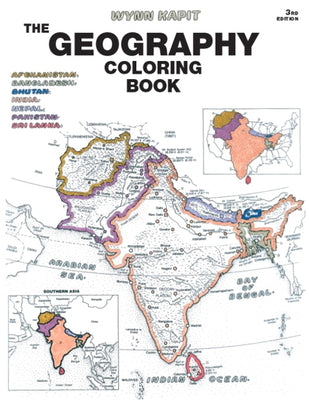 Book cover for The Geography Coloring Book