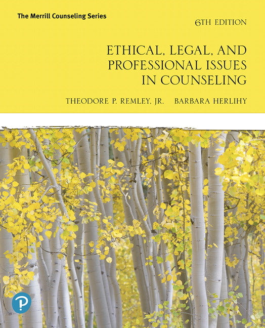 Book cover for Ethical, Legal, and Professional Issues in Counseling