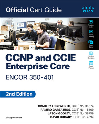 Book cover for CCNP and CCIE Enterprise Core Encor 350-401 Official Cert Guide