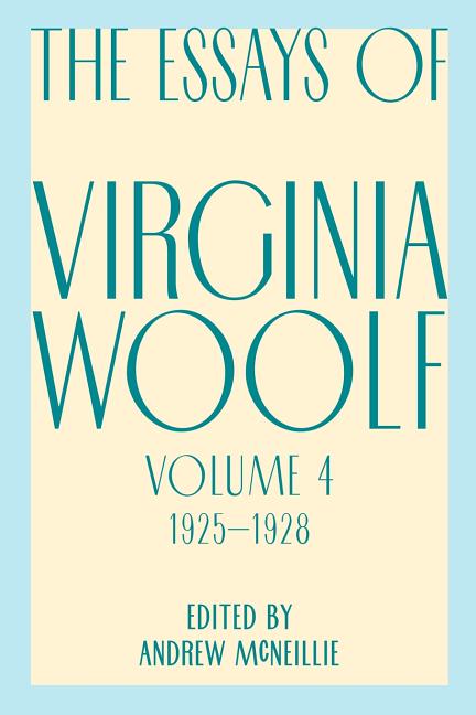 Book cover for Essays of Virginia Woolf, Vol. 4, 1925-1928