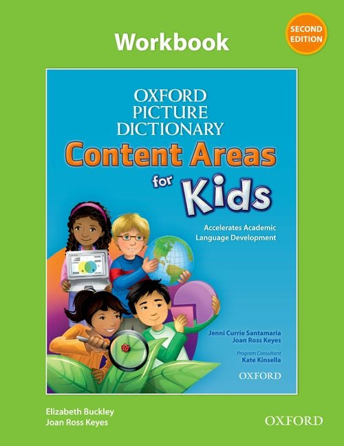 Book cover for Oxford Picture Dictionary Content Area for Kids Workbook