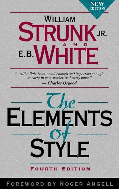Book cover for The Elements of Style