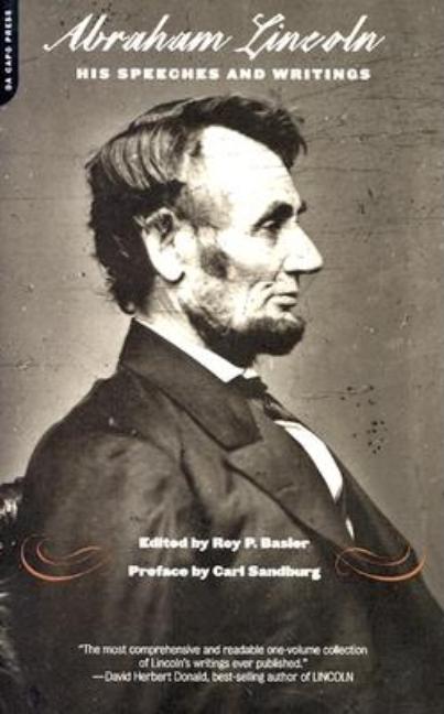 Book cover for Abraham Lincoln, His Speeches and Writings