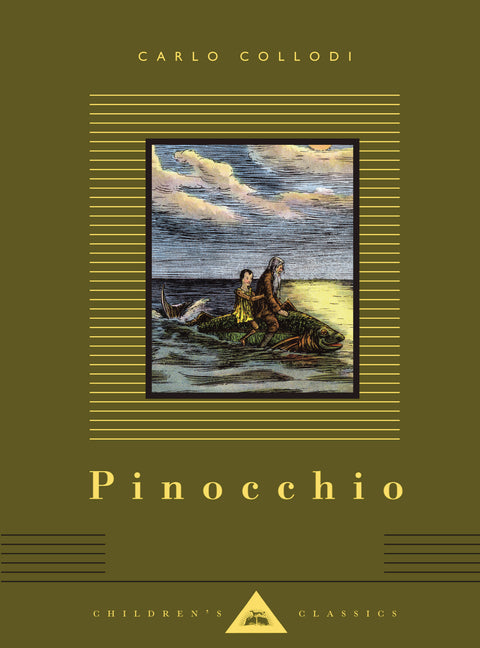 Book cover for Pinocchio: Illustrated by Alice Carsey