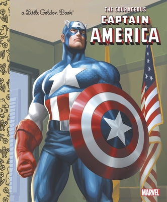 Book cover for The Courageous Captain America