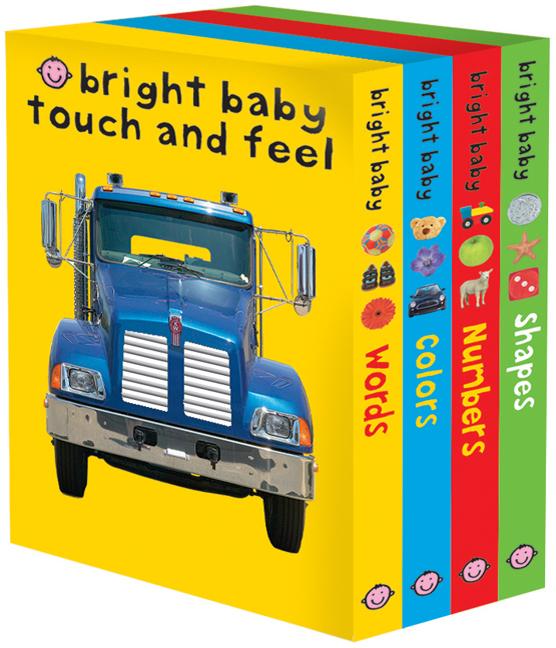 Book cover for Bright Baby Touch & Feel Slipcase: Includes Words, Colors, Numbers, and Shapes