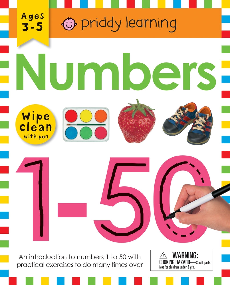 Book cover for Wipe Clean Workbook: Numbers 1-50: Ages 3-5; Wipe-Clean with Pen